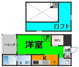 Lucie本陣【101号室】の間取り