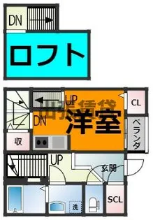 ルークス名古屋【1階】の間取り
