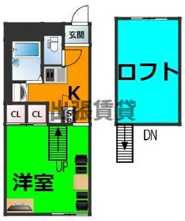 レオパレス森下【2階】の間取り
