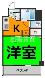 コンフォール港楽【2階】の間取り