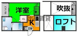 ベルトピア上飯田【1階】の間取り