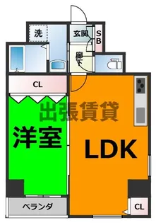 L'Allure松原【4階】の間取り