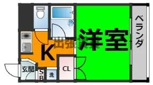 TOWNみやび【4階】の間取り