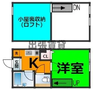 ハーベスト清水【1階】の間取り
