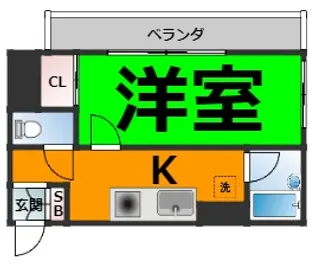 Atともえ【3階】の間取り