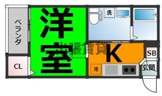 BLUE GOAT Ⅱ【2階】の間取り