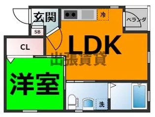 ディアマンテ八田【3階】の間取り