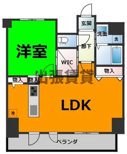 TENAS瑞穂通【12階】の間取り