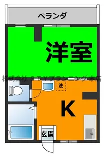 パールマンション月ヶ丘【3階】の間取り