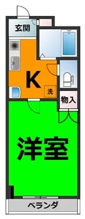 レジデンス赤坂【2階】の間取り