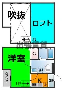 ビルーチェ並木A【1階】の間取り