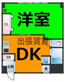 スタービル【6階】の間取り