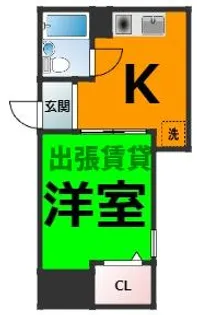 チサンマンション広小路【7階】の間取り