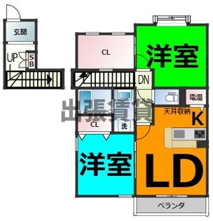 cross road red【2階】の間取り