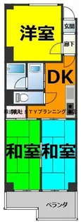 第二日吉ビル【4階】の間取り
