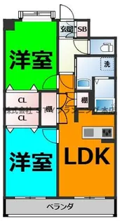 フォレスト白鳥【8階】の間取り