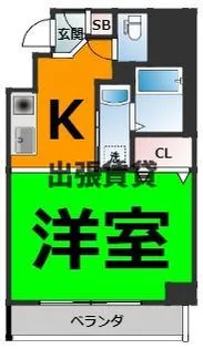 サン・錦本町ビル【4階】の間取り