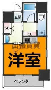 ル・ブルー鶴舞【9階】の間取り