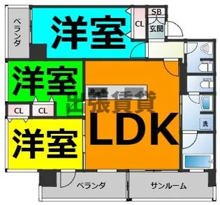 さくらHills NISHIKI Platinum Residence【14階】の間取り