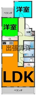 サンハイツ小幡【2階】の間取り
