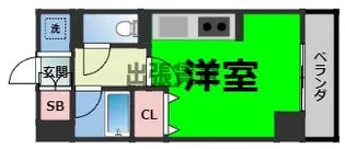スペーシア堀田【8階】の間取り