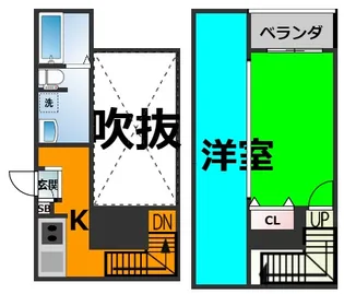 ロレイアム【1階】の間取り