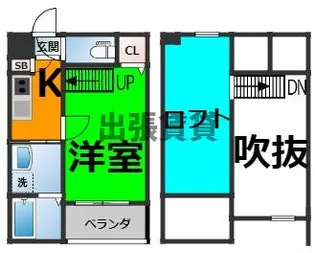 デュアリーナ 本陣【1階】の間取り