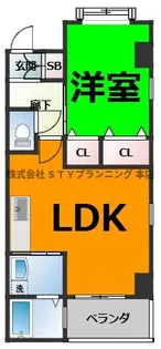 グレイシャス【3階】の間取り