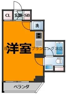 1Rの間取り画像