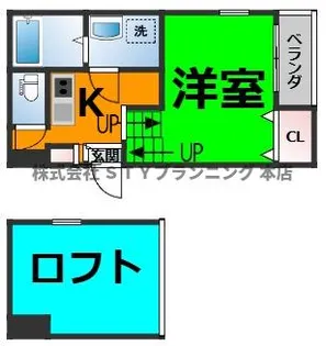 Belle Plume【2階】の間取り