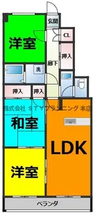 サンシャイン青木【2階】の間取り