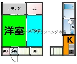 Avantunpasアバントアンパス【2階】の間取り