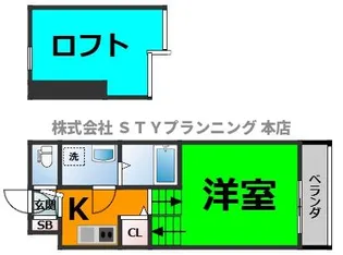 BEAM MEIEKI【2階】の間取り