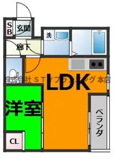 MOVE本陣PREMIO【1階】の間取り