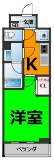ル・シエル大秋【9階】の間取り
