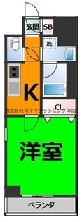 キャナルスクエア【8階】の間取り