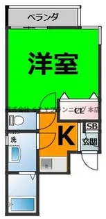 A-legato大喜【2階】の間取り