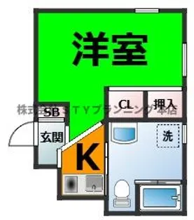 リンデンバウムJ6 A棟【101号室】の間取り