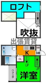 1Rの間取り画像