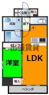 サーパスフォーシア白壁【10階】の間取り