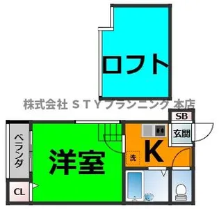 エーデルワイスII【1階】の間取り