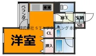 エルスタンザ千代田【5階】の間取り