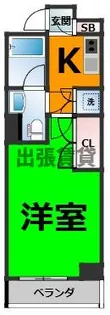 COZY阿由知通【8階】の間取り