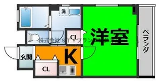 レジデンス千代田【2階】の間取り