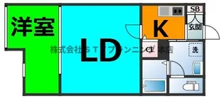 アソシエ東別院【4階】の間取り