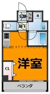 スカイコート松原【8階】の間取り