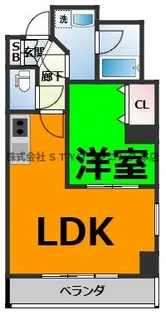 グランメールモリタⅡ【7階】の間取り