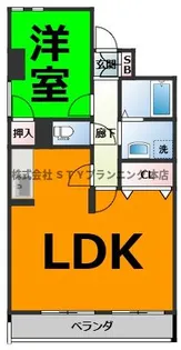 満ビル【11階】の間取り