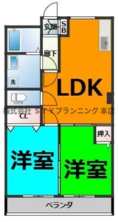 タウニー稲垣【3階】の間取り