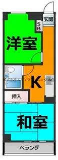アーバン18【4階】の間取り